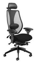Load image into Gallery viewer, tCentric Mesh Backrest with Upholstered Seat
