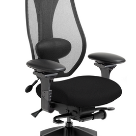 tCentric Mesh Backrest with Upholstered Seat