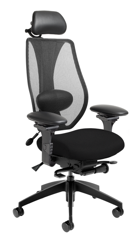 tCentric Mesh Backrest with Upholstered Seat