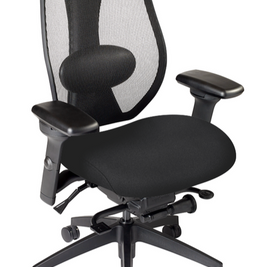 tCentric Mesh Backrest with Upholstered Seat