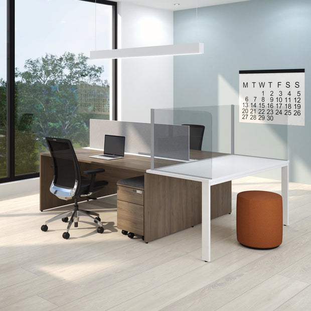 Worksurface Protective Screens - "U" Shaped with Rounded Corners