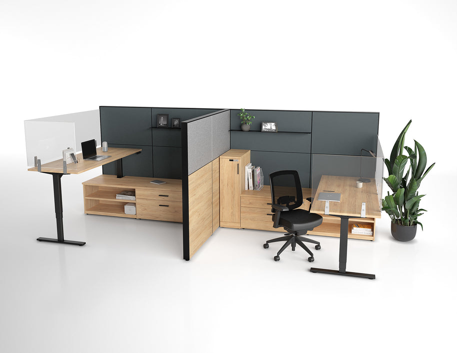 2-Pack Typical Height Adjustable Stations