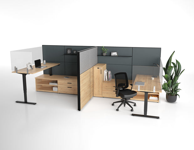 2-Pack Typical Height Adjustable Stations