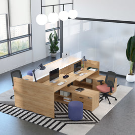 4-Pack Typical Height Adjustable Stations