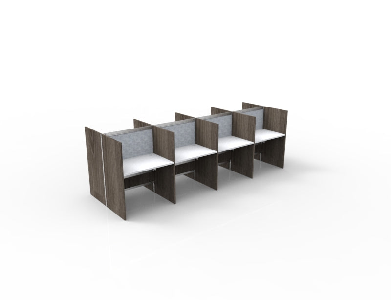 Blade 8-Pack Double-Sided Study Carrels
